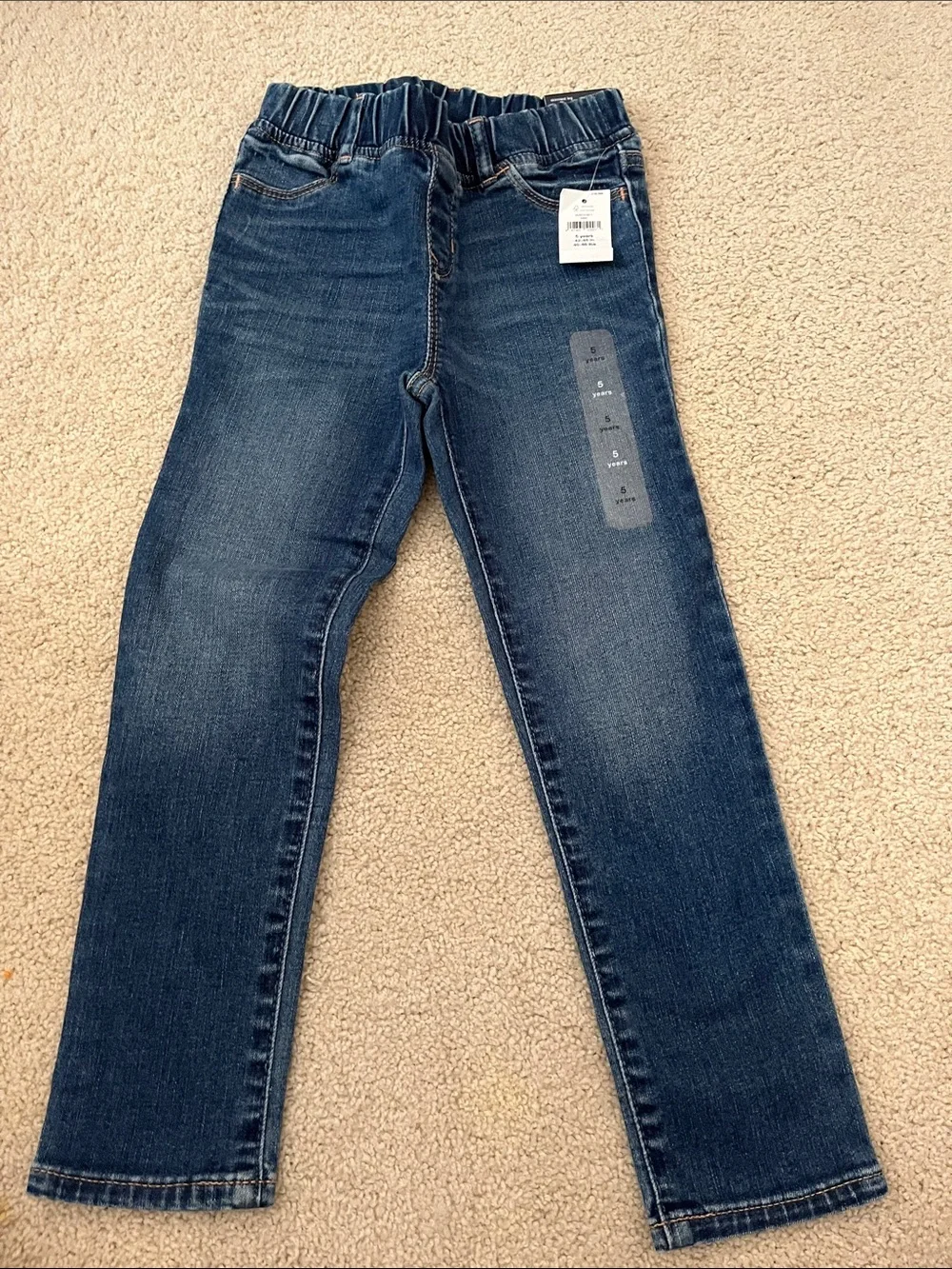 BabyGap Dark Blue toddler Pull-On Straight Jeggings. Size 5.